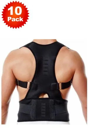 10 Pack Magnetic Posture Corrector Belt