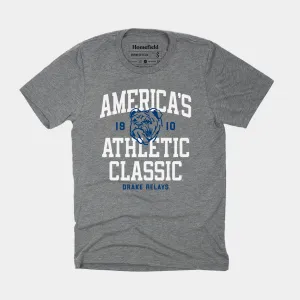 “America’s Athletic Classic” Vintage Drake Relays Tee