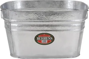 Behrens 62 Wash Tub, 15.5 gal Capacity, Steel :EA: QUANTITY: 1