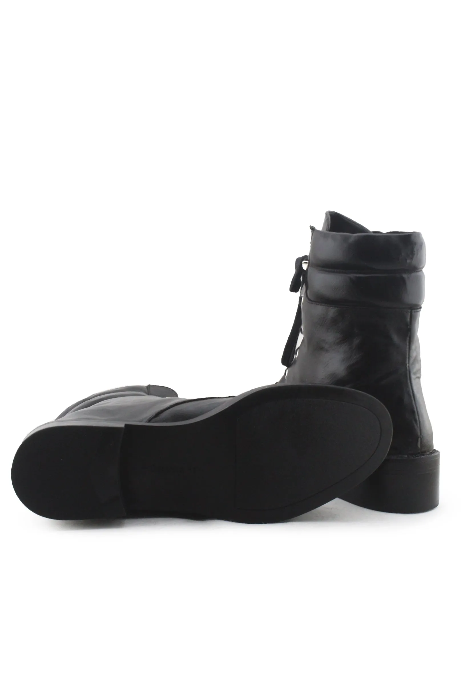 Bershka Laces Ankle Boots | 100% Authentic Leather