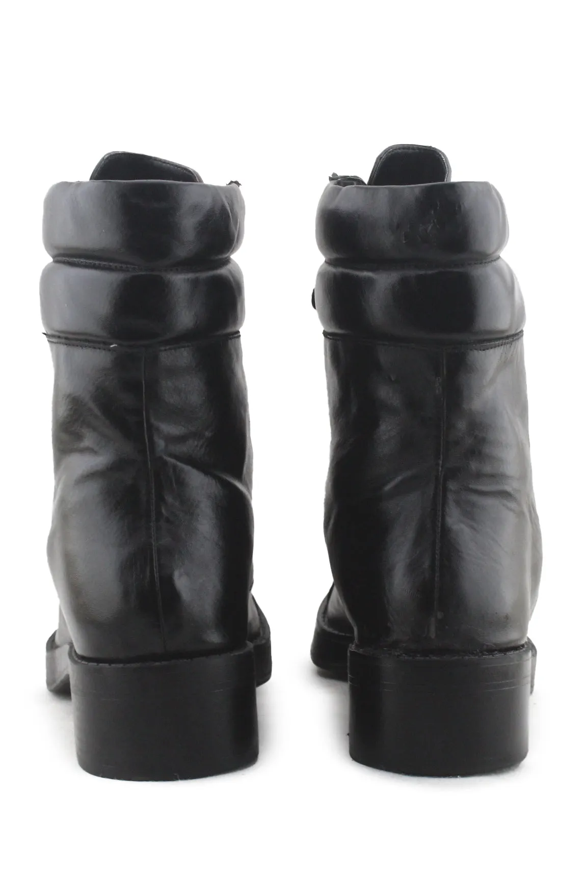 Bershka Laces Ankle Boots | 100% Authentic Leather