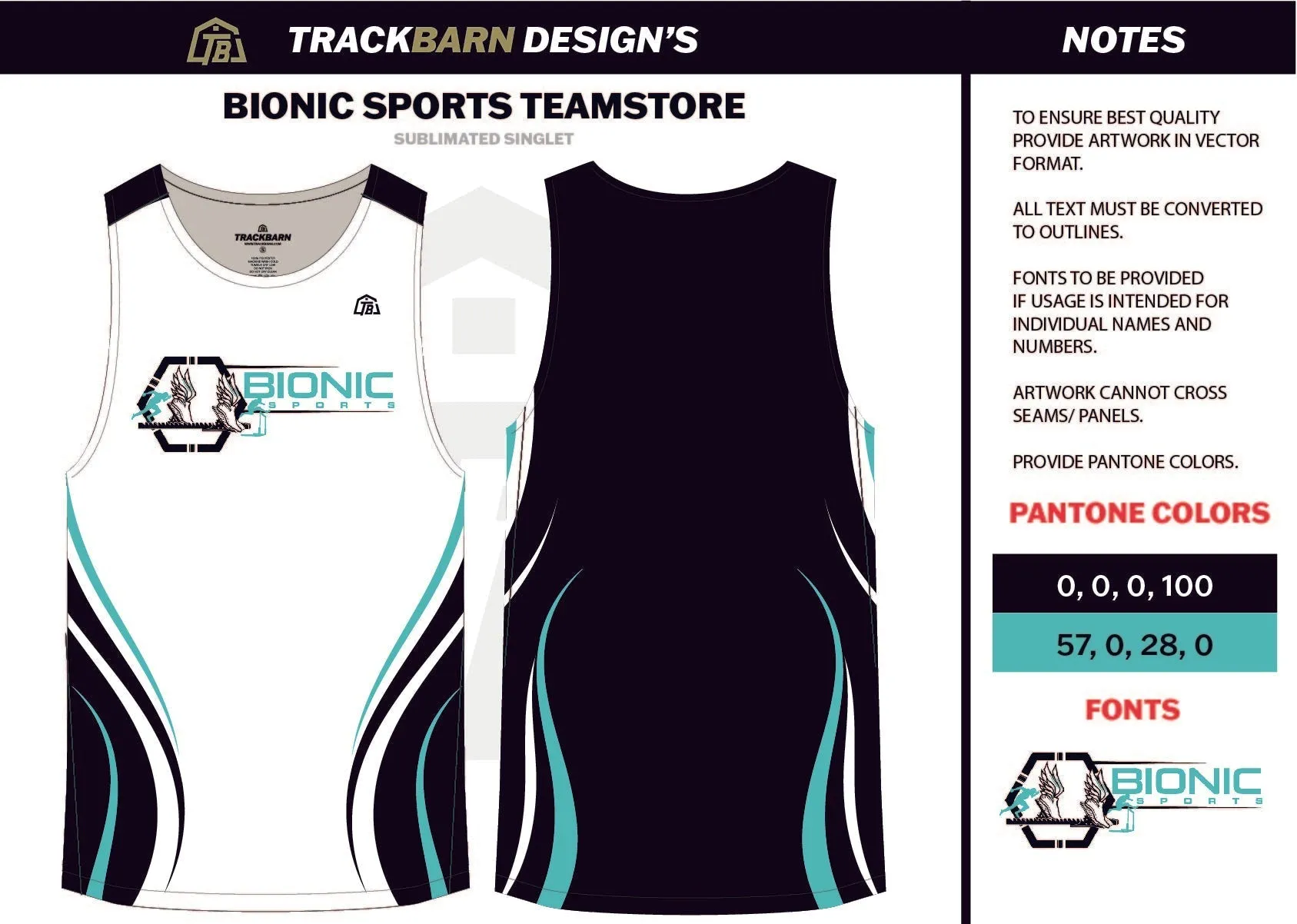 Bionic-Sports- Youth Track Singlet