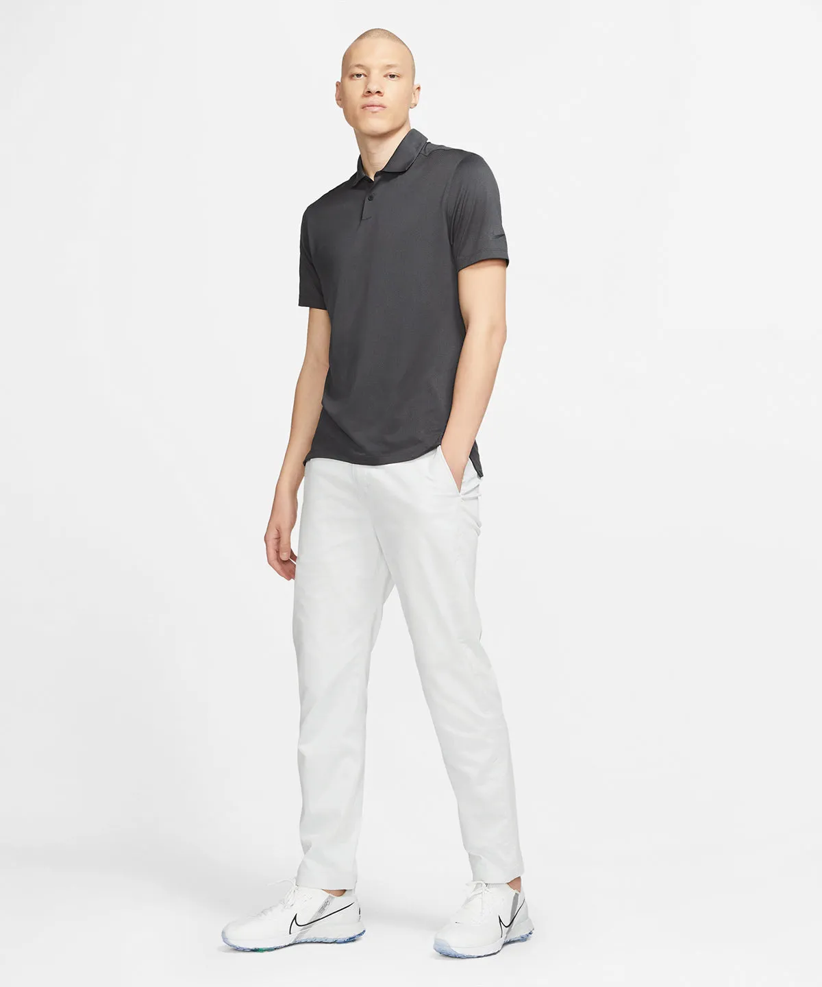 Black/Black - Nike Dry Vapor jaquard polo