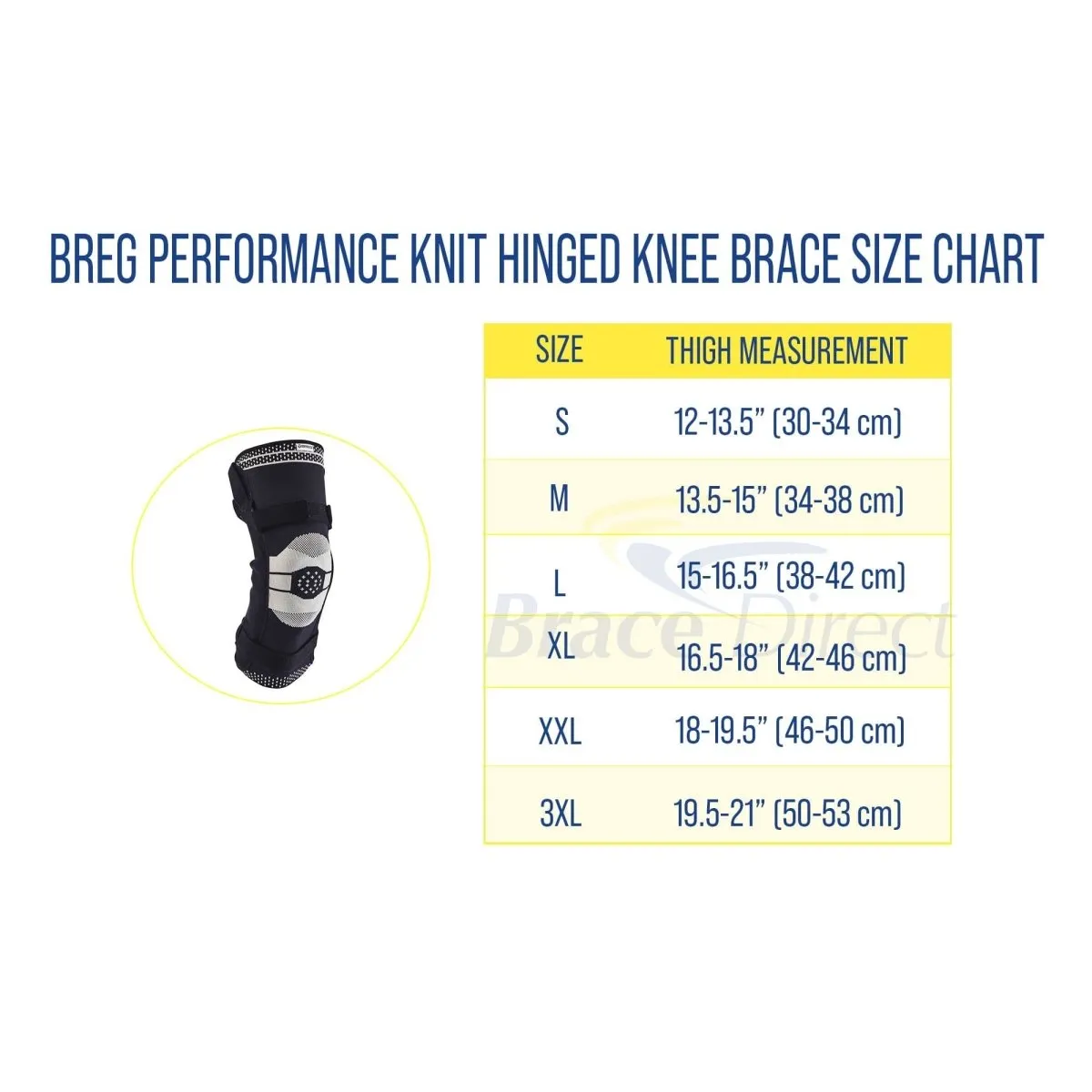 Breg Hinged Knee Support with Performance Knit