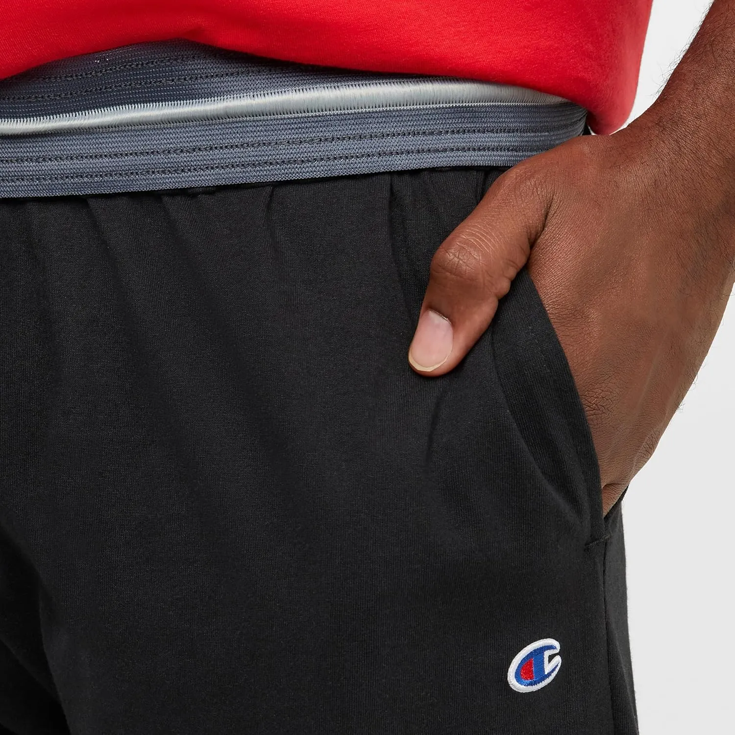 Champion mens Pants, Everyday Cotton, Lightweight Open-hem Lounge Pants for Men (Reg. Or Big & Tall)Track Pants