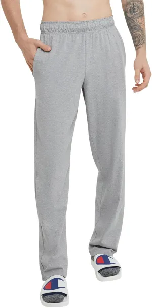 Champion mens Pants, Everyday Cotton, Lightweight Open-hem Lounge Pants for Men (Reg. Or Big & Tall)Track Pants