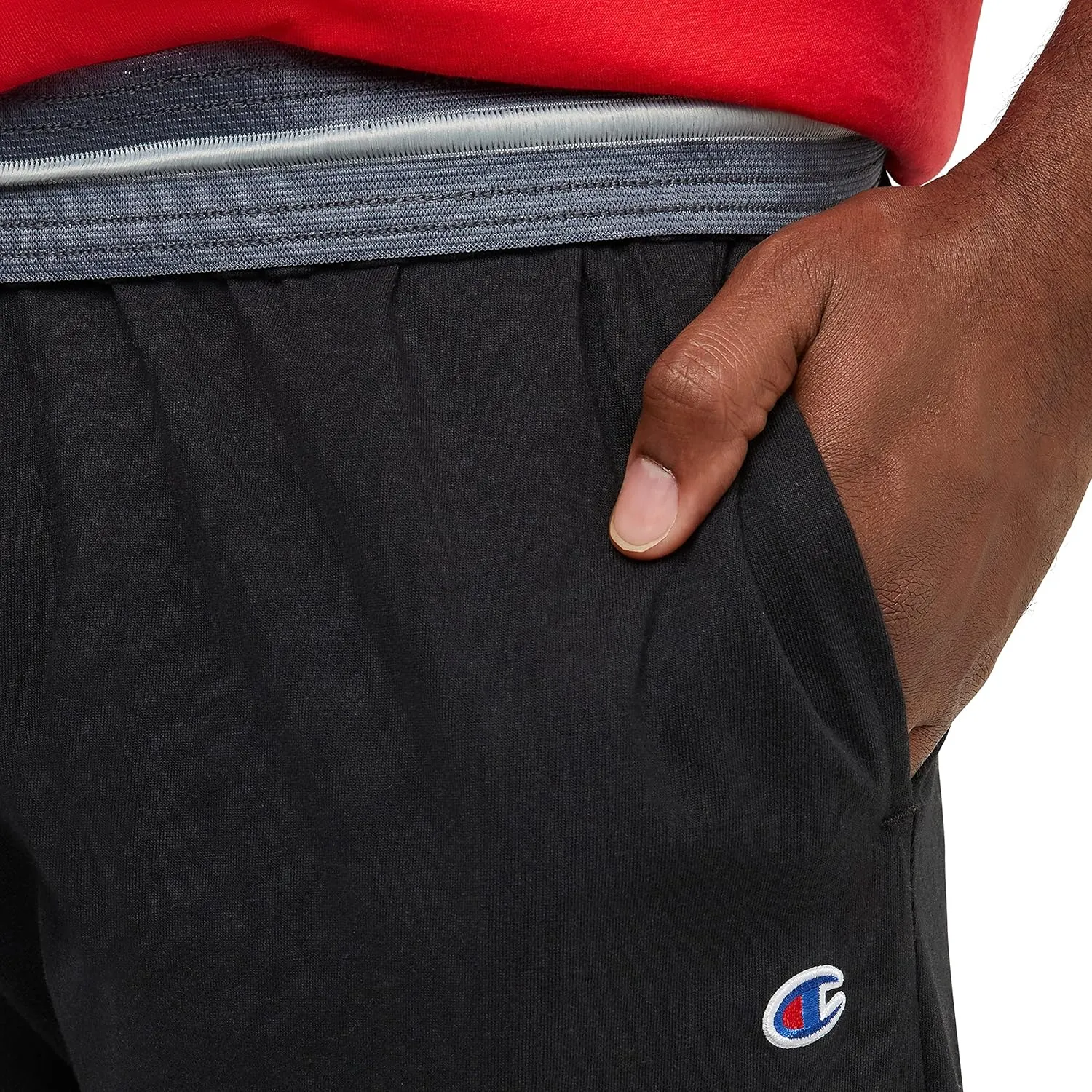 Champion mens Pants, Everyday Cotton, Lightweight Open-hem Lounge Pants for Men (Reg. Or Big & Tall)Track Pants