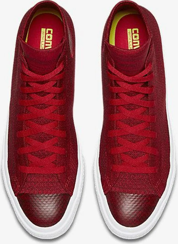 Converse Chuck Taylor All Star Flyknit Hi Red Sneakers