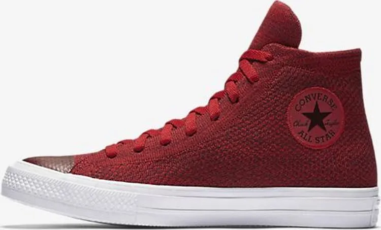 Converse Chuck Taylor All Star Flyknit Hi Red Sneakers