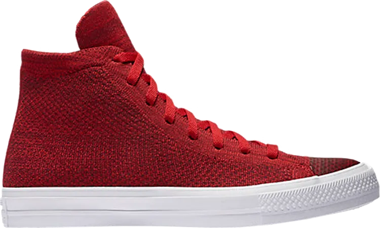 Converse Chuck Taylor All Star Flyknit Hi Red Sneakers