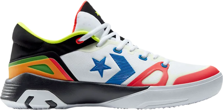Converse G4 Low White Multicolor Sneakers
