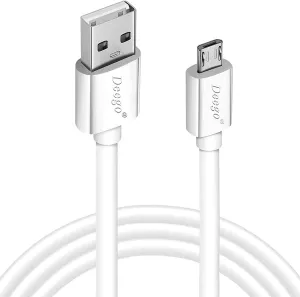 DEEGO Micro USB Cable,15Ft Extra Long PS4 Controller Charger Cable, Enduring Android Charging Cord Fit for Samsung Galaxy S7 Edge S6,Note 5,Note 4,Moto G5,Android Phone,Kindle Fire,White