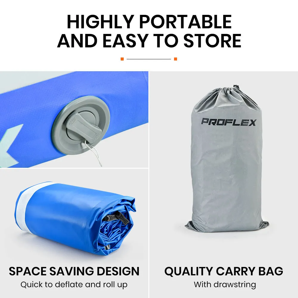 Durable Inflatable Air Track Mat, Waterproof, 300x100x10cm - Proflex