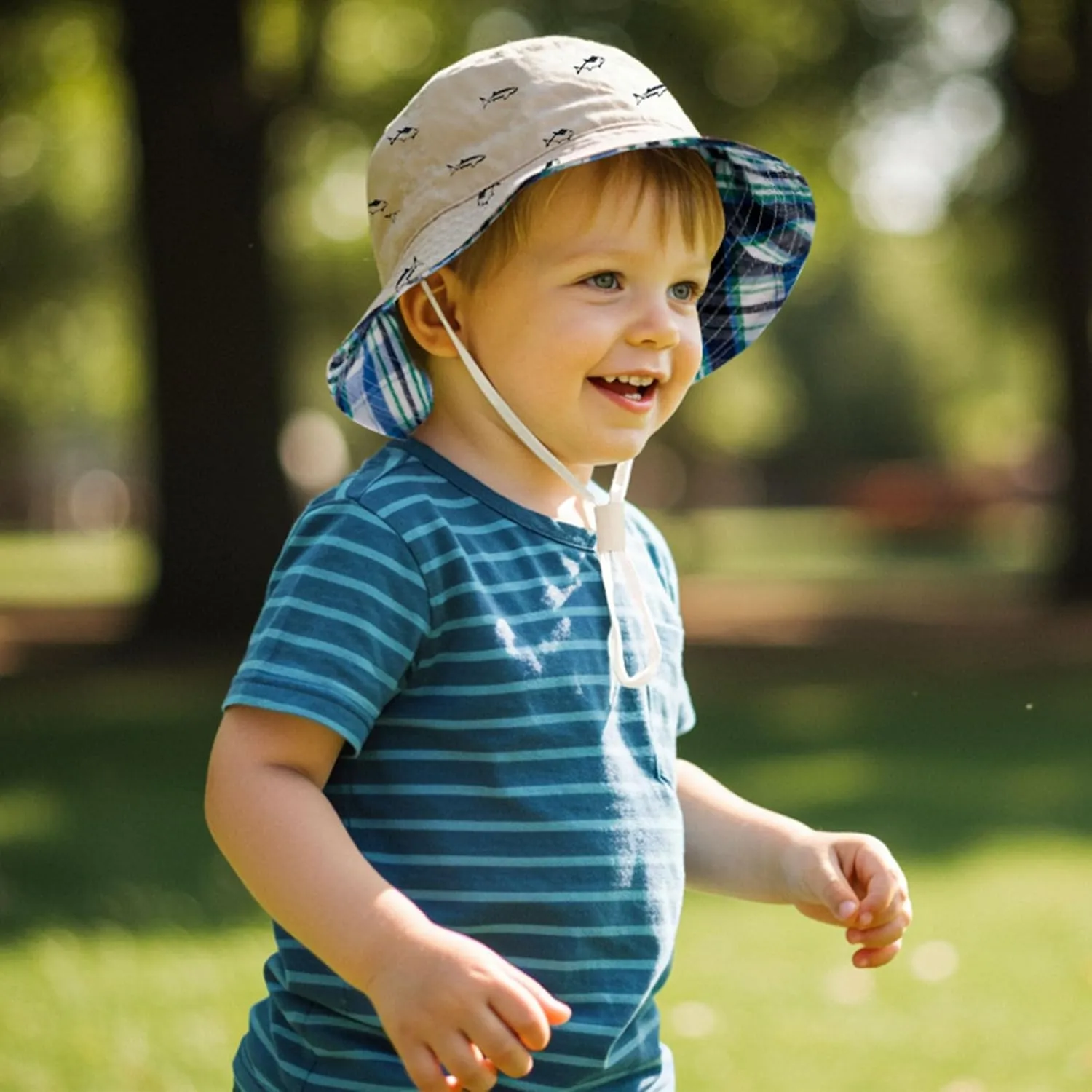Durio UPF 50  Beach Baby Sun Hat Sun Protection Cute Wide Brim Summer Baby Boy Bucket Hats Toddler Sun Hats for Girl