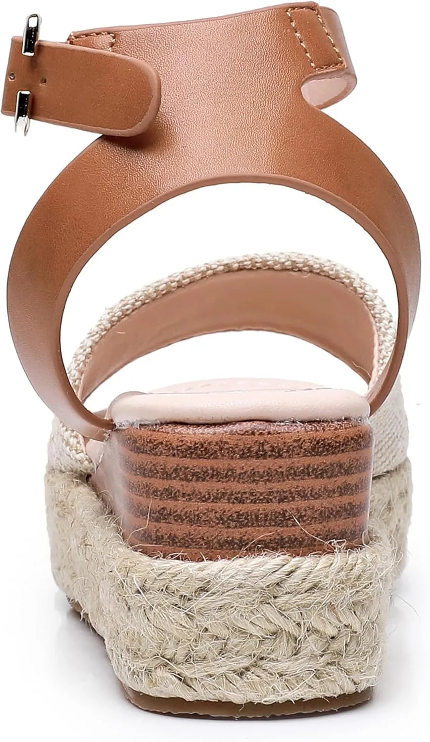 Felabo Girls' Flatform Espadrille Sandals ?C Open-Toe, Adjustable Ankle Strap, Casual Summer Shoes (Little Kid/Big Kid)