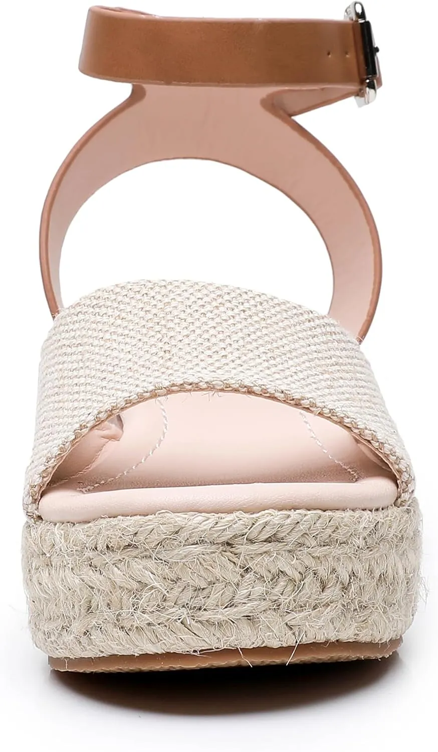 Felabo Girls' Flatform Espadrille Sandals ?C Open-Toe, Adjustable Ankle Strap, Casual Summer Shoes (Little Kid/Big Kid)