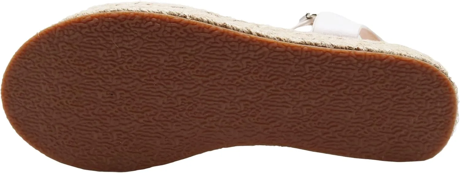 Felabo Girls' Flatform Espadrille Sandals ?C Open-Toe, Adjustable Ankle Strap, Casual Summer Shoes (Little Kid/Big Kid)