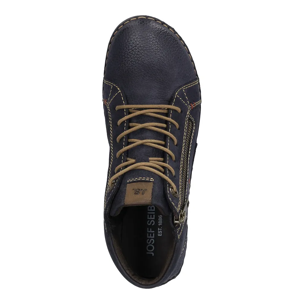 Fergey 67 Blue Ankle Boots