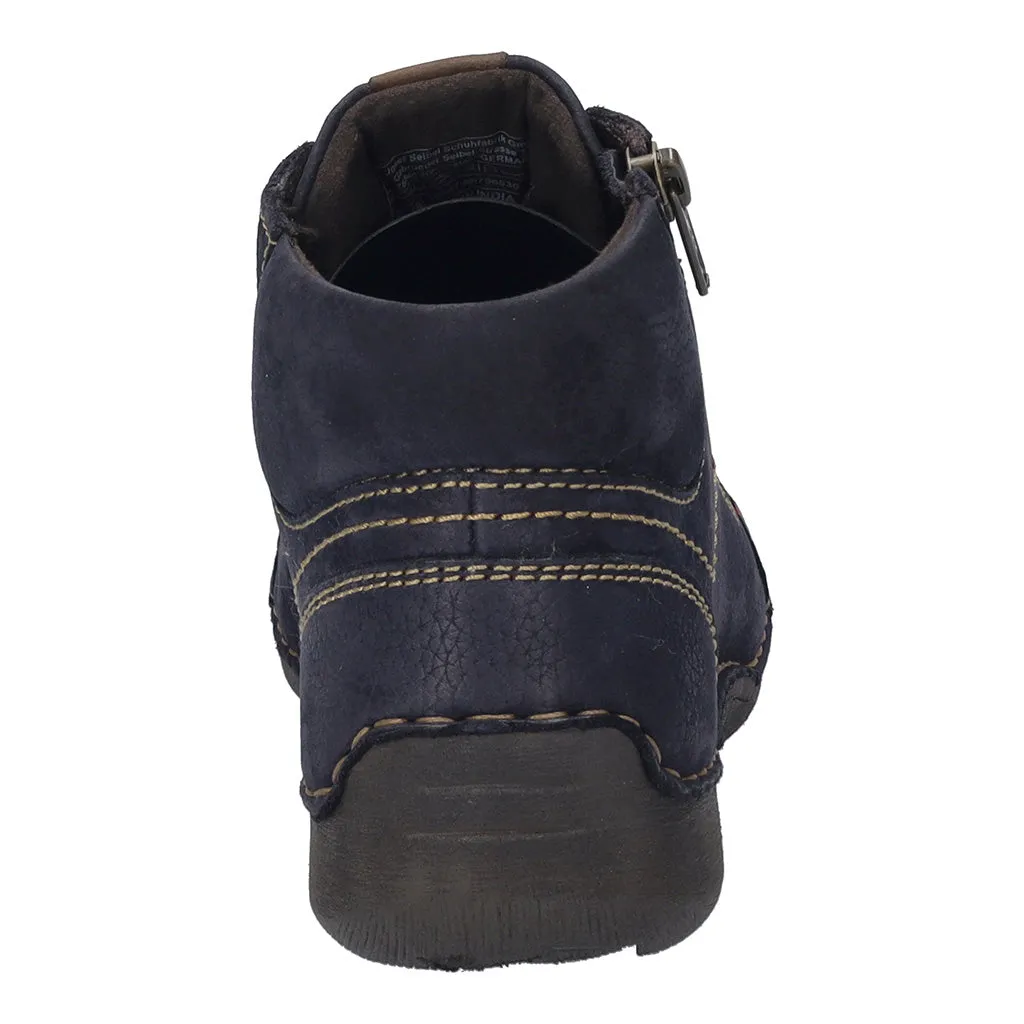 Fergey 67 Blue Ankle Boots