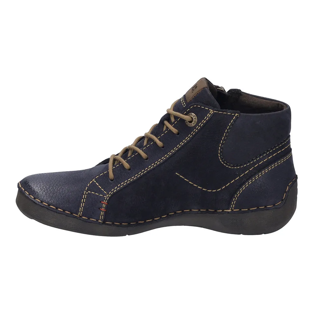 Fergey 67 Blue Ankle Boots