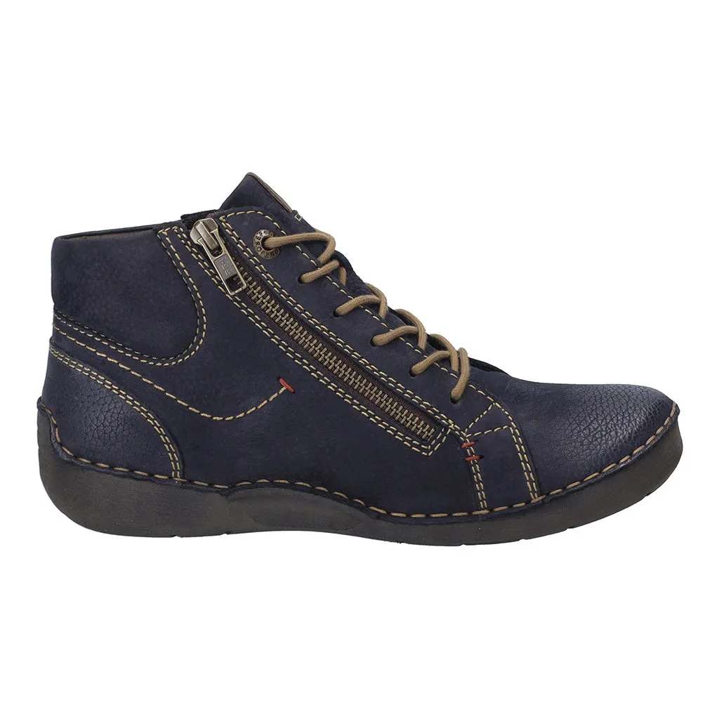 Fergey 67 Blue Ankle Boots