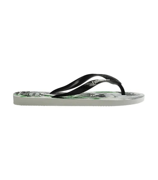 Harry Potter Flip Flops White/Black