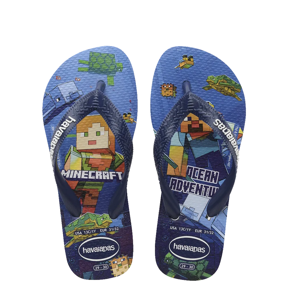 Havaianas Kids Minecraft Flip Flops
