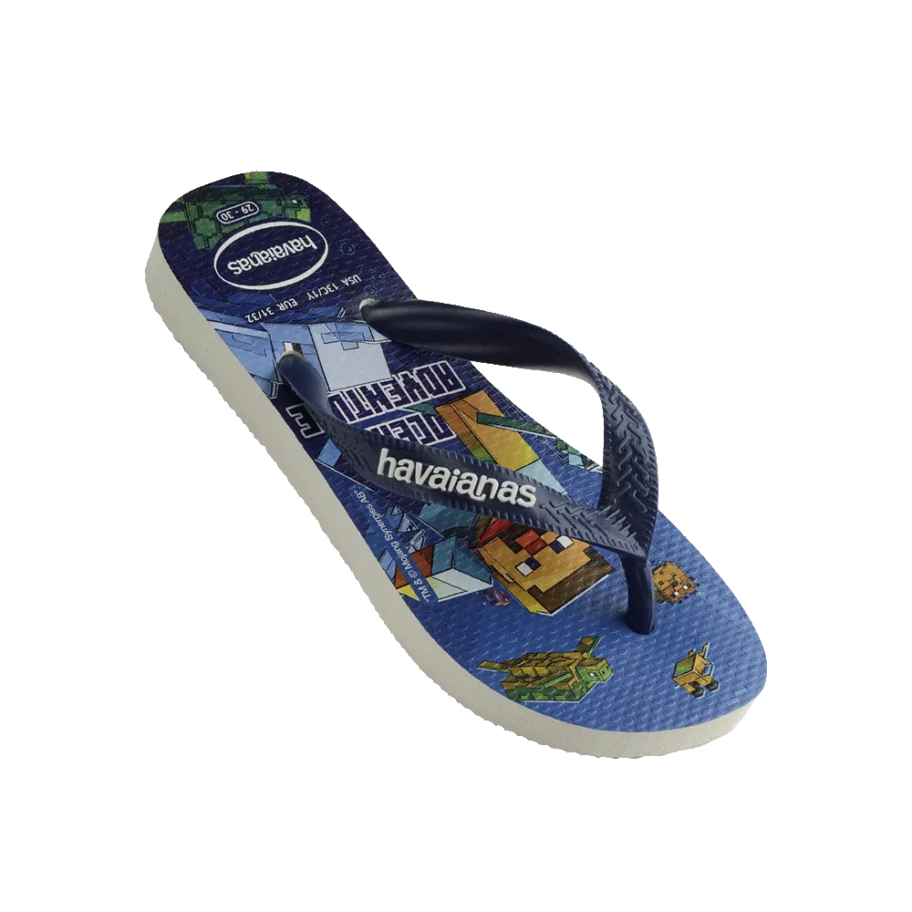Havaianas Kids Minecraft Flip Flops