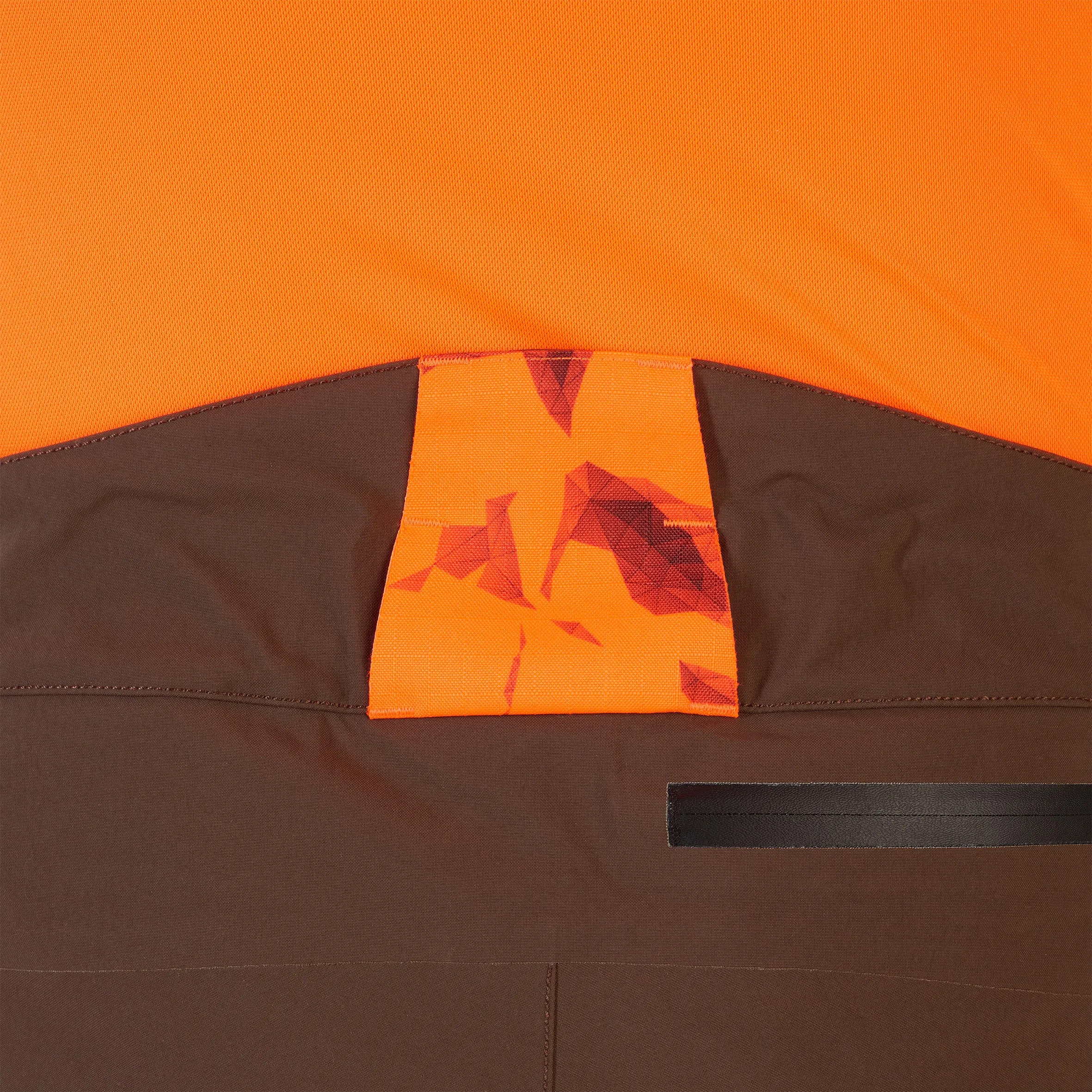 HUNTING RAIN TROUSERS DURABLE SUPERTRACK 900 SOLOGNAC, coffee brown
