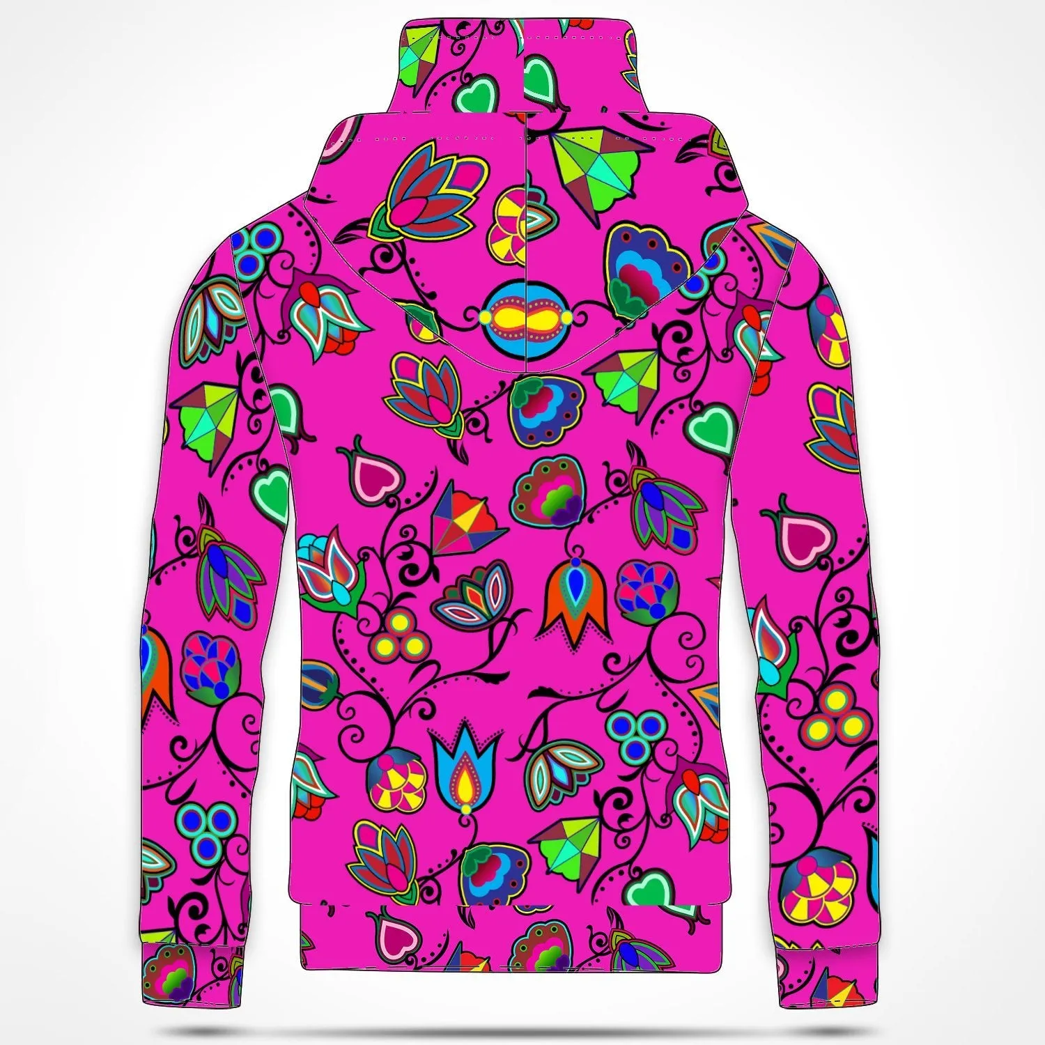 Indigenous Paisley Hoodie with Face Cover