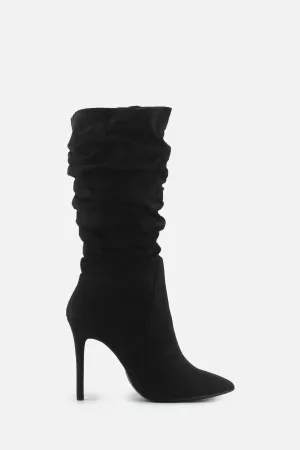 Jessica Simpson Zipper Stilettos Ankle Boots | Suede