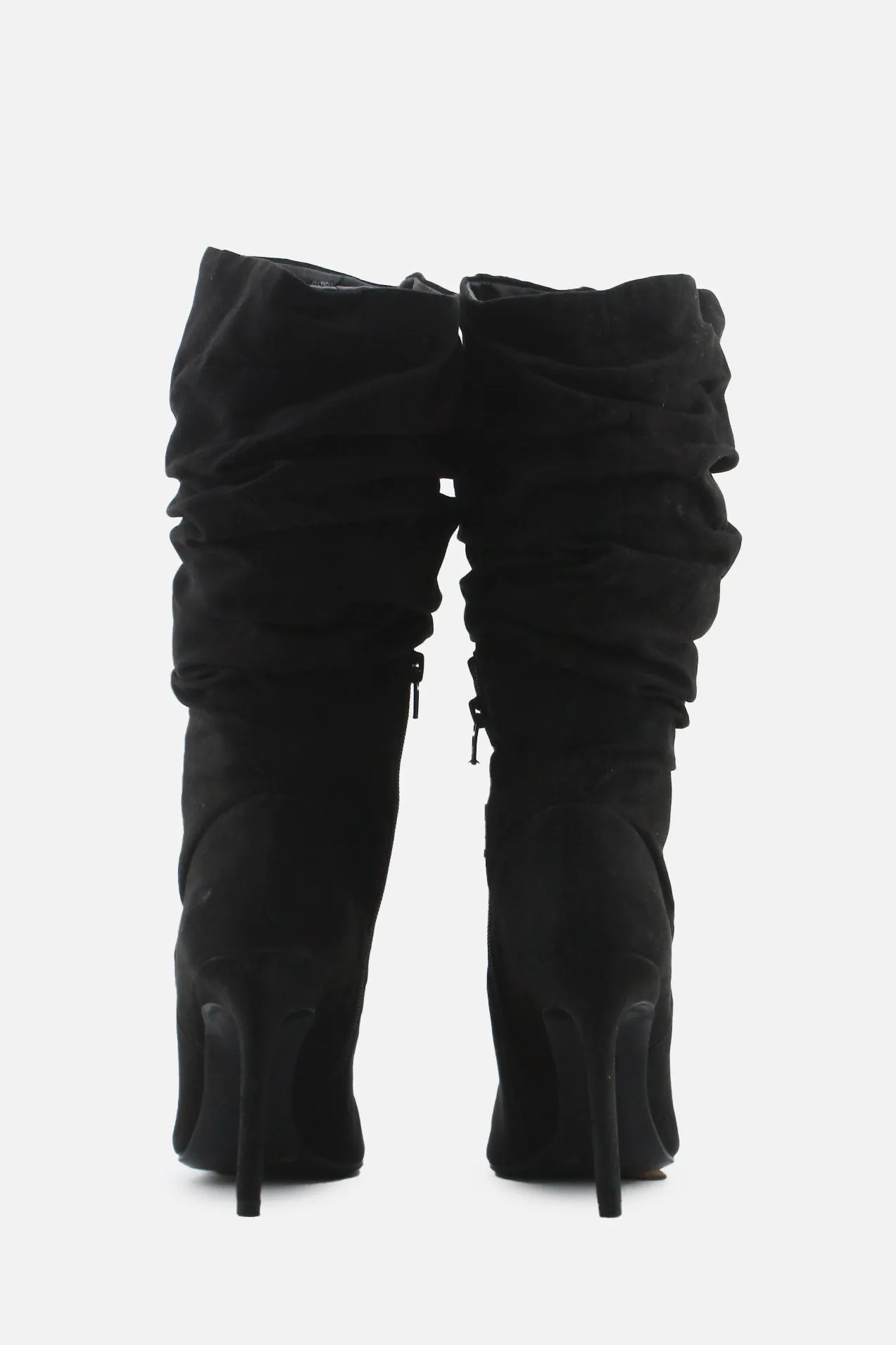 Jessica Simpson Zipper Stilettos Ankle Boots | Suede