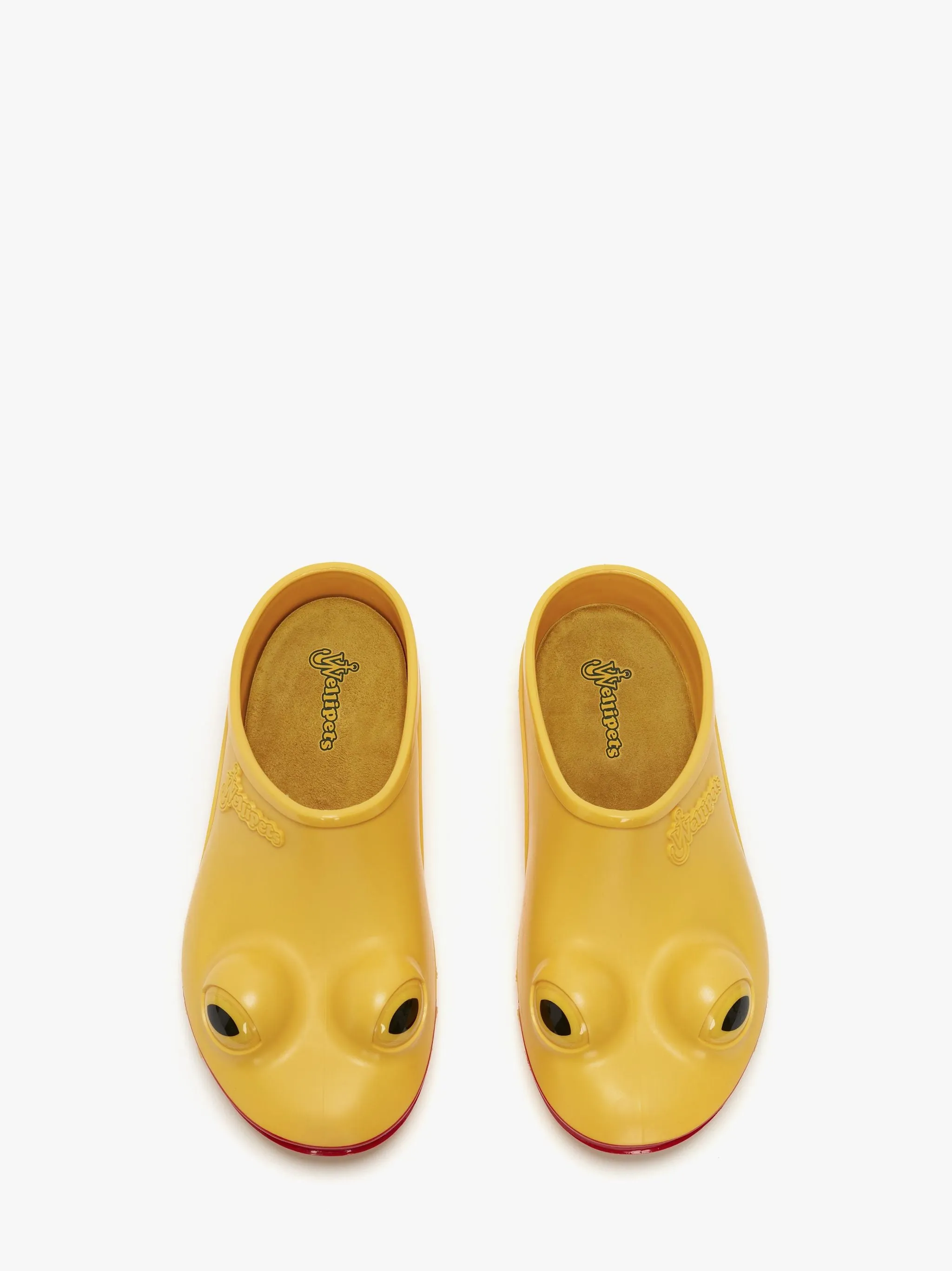 JW Anderson x Wellipets frog loafers, yellow