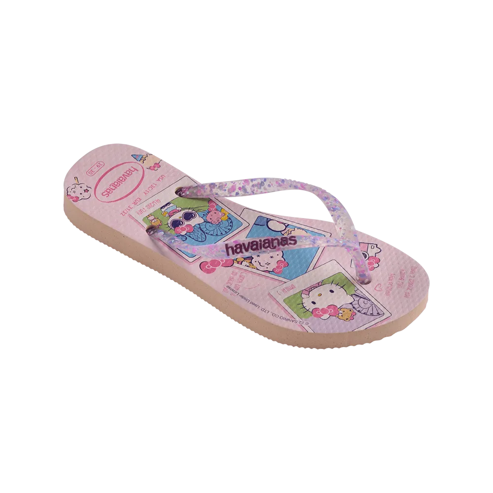 Kids Slim Hello Kitty Flip Flops