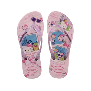 Kids Slim Hello Kitty Flip Flops