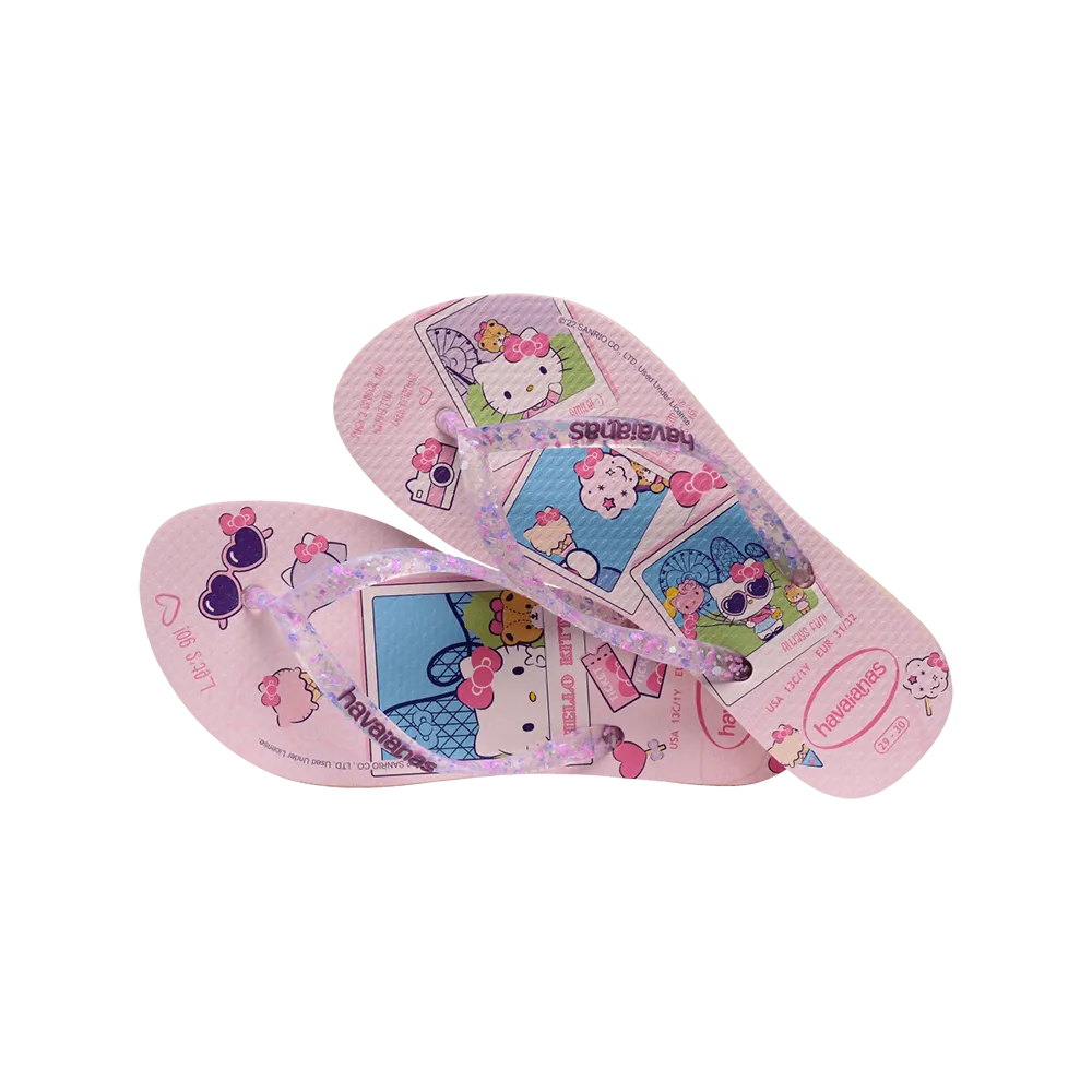 Kids Slim Hello Kitty Flip Flops