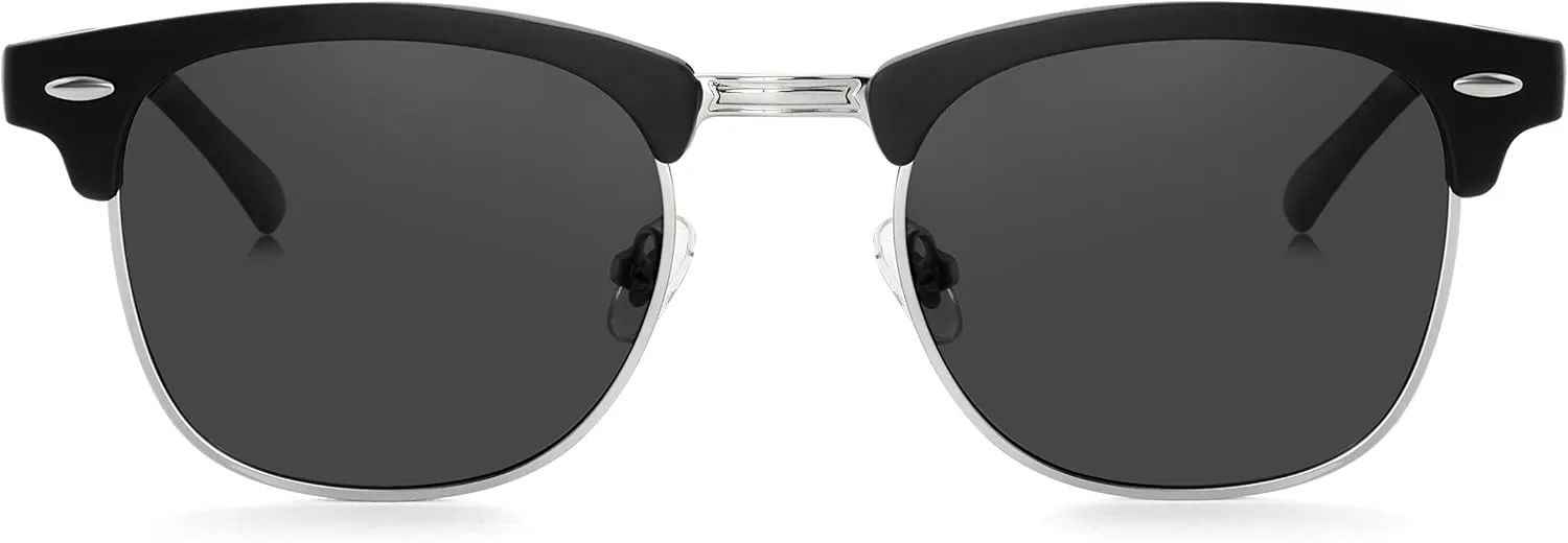 Kursan Classic Semi Rimless Polarized Sunglasses for Men Women Sports Sun Glasses