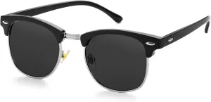 Kursan Classic Semi Rimless Polarized Sunglasses for Men Women Sports Sun Glasses