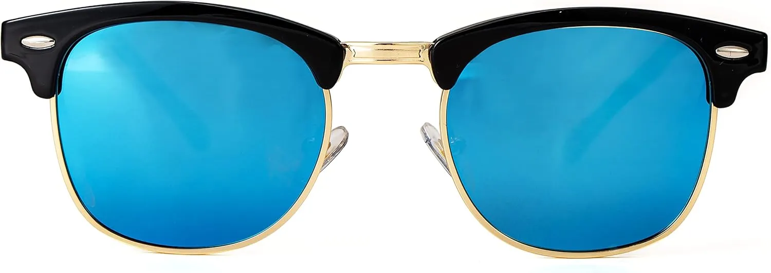 Kursan Classic Semi Rimless Polarized Sunglasses for Men Women Sports Sun Glasses