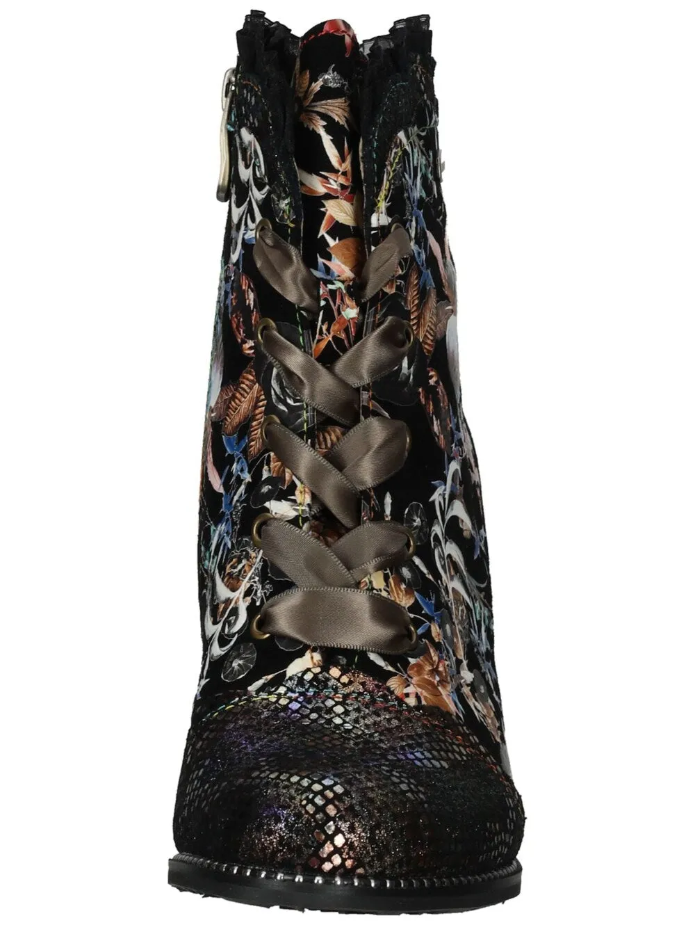 Laura Vita Lace-Up Ankle Boots, Mixed Colors