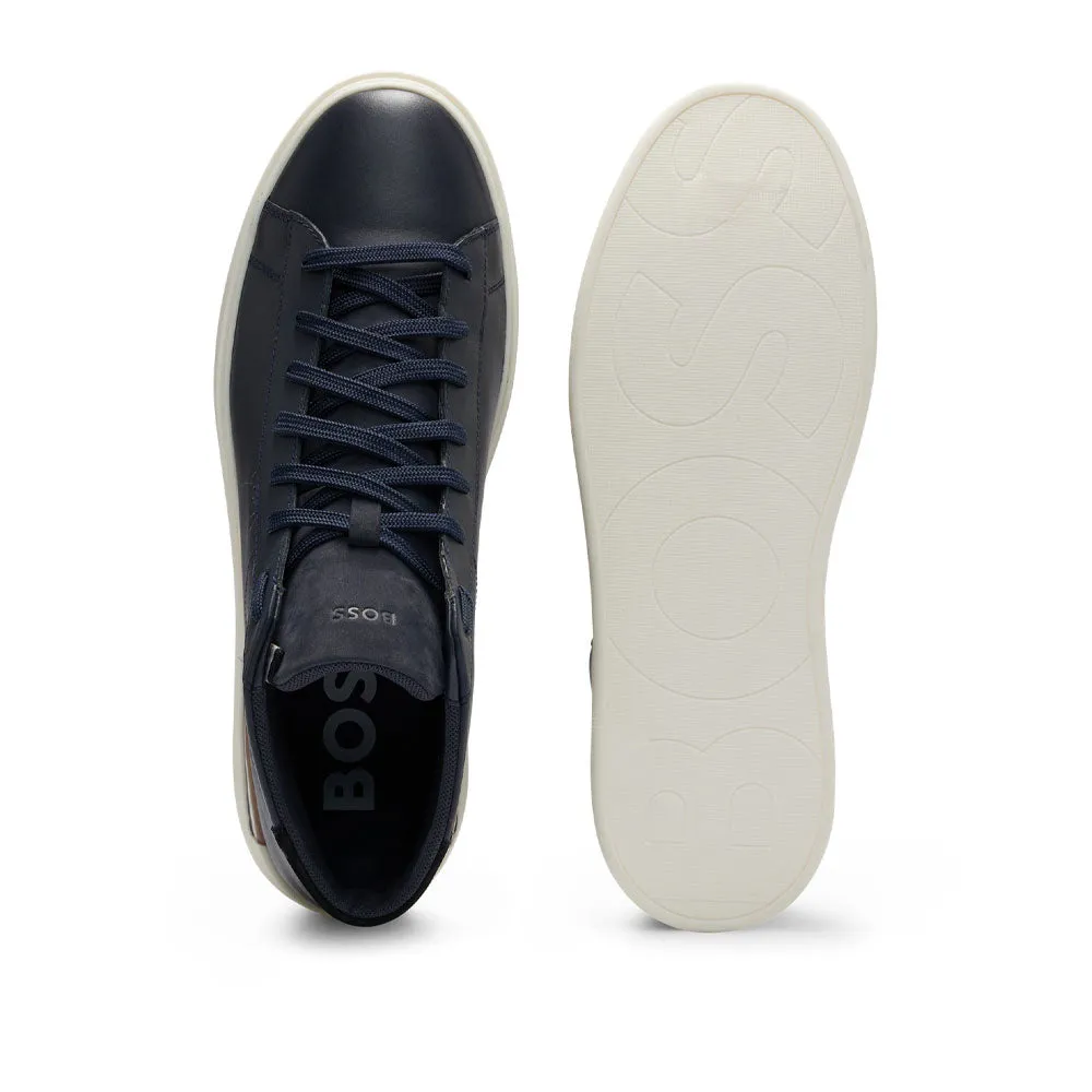 Leather High Top Trainers