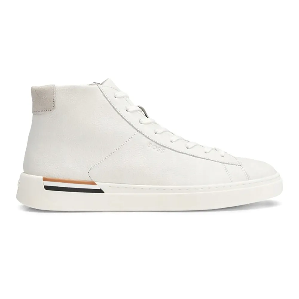 Leather High Top Trainers