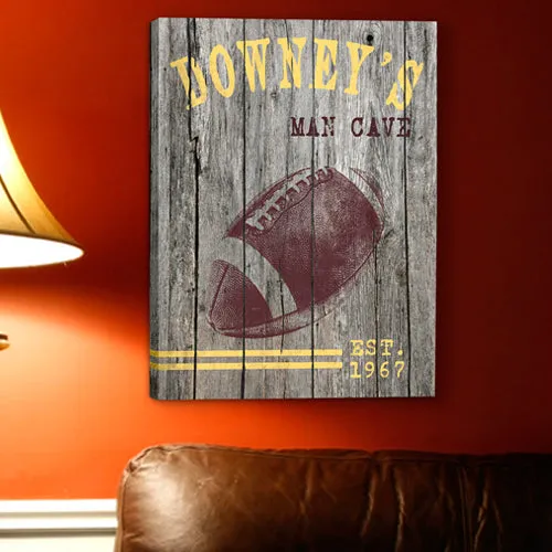 Man Cave Canvas Print