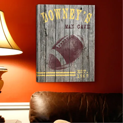 Man Cave Canvas Print