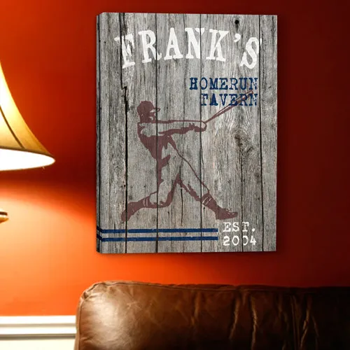 Man Cave Canvas Print