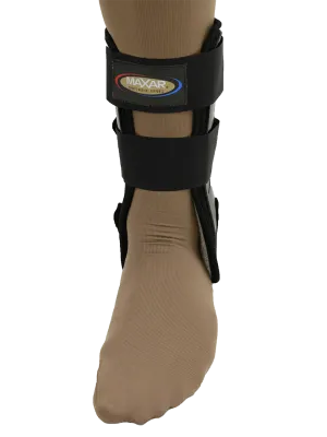 MAXAR Foam/Terry Cotton Ankle Guard - Black