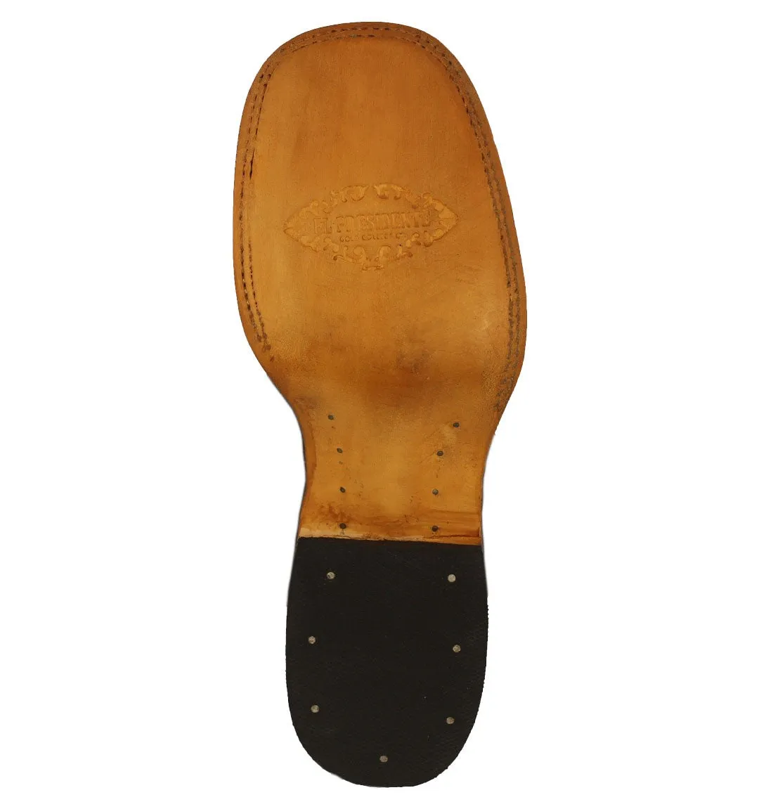 Mens Petatillo Black Chelsea Boots Woven Leather - Square Toe
