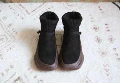 Mori Girl Slip On Sock Shoes