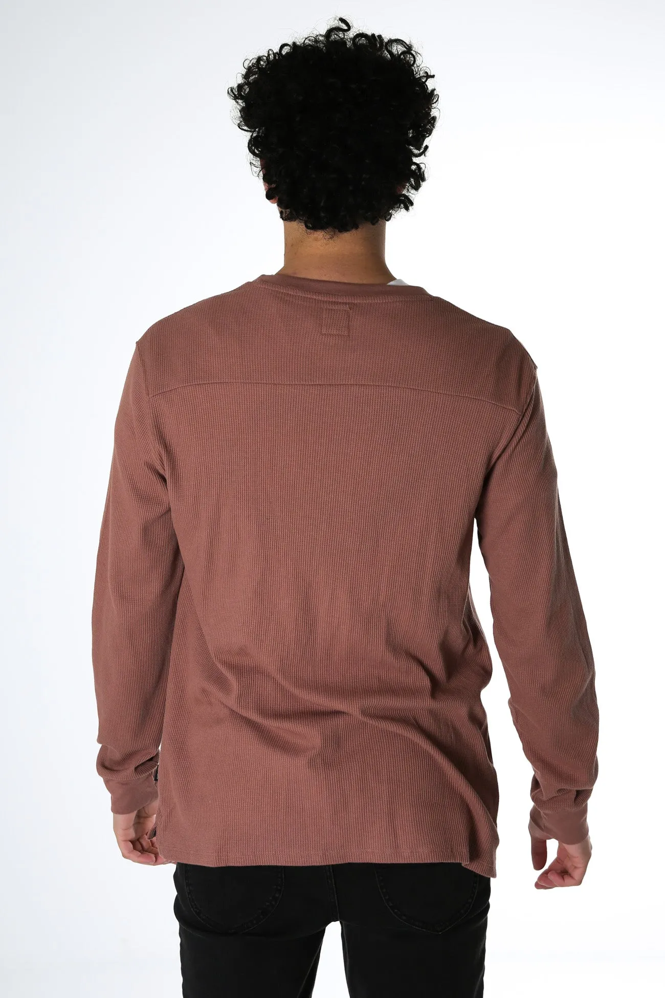Motors Waffle Long Sleeve Tee Rustic