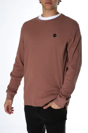 Motors Waffle Long Sleeve Tee Rustic